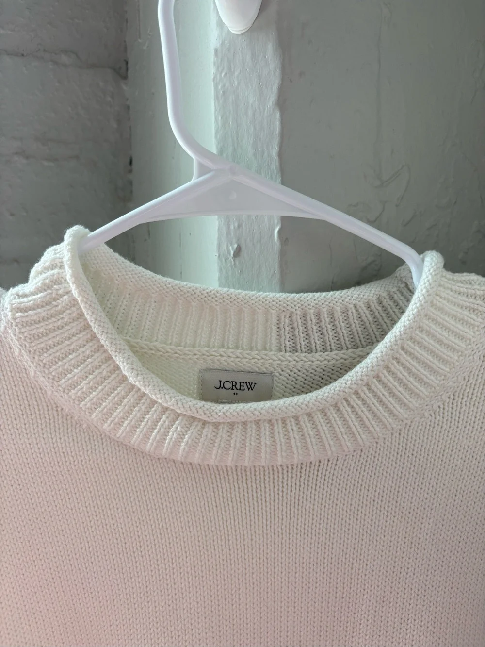 J. Crew Ivory rollneck Sweater